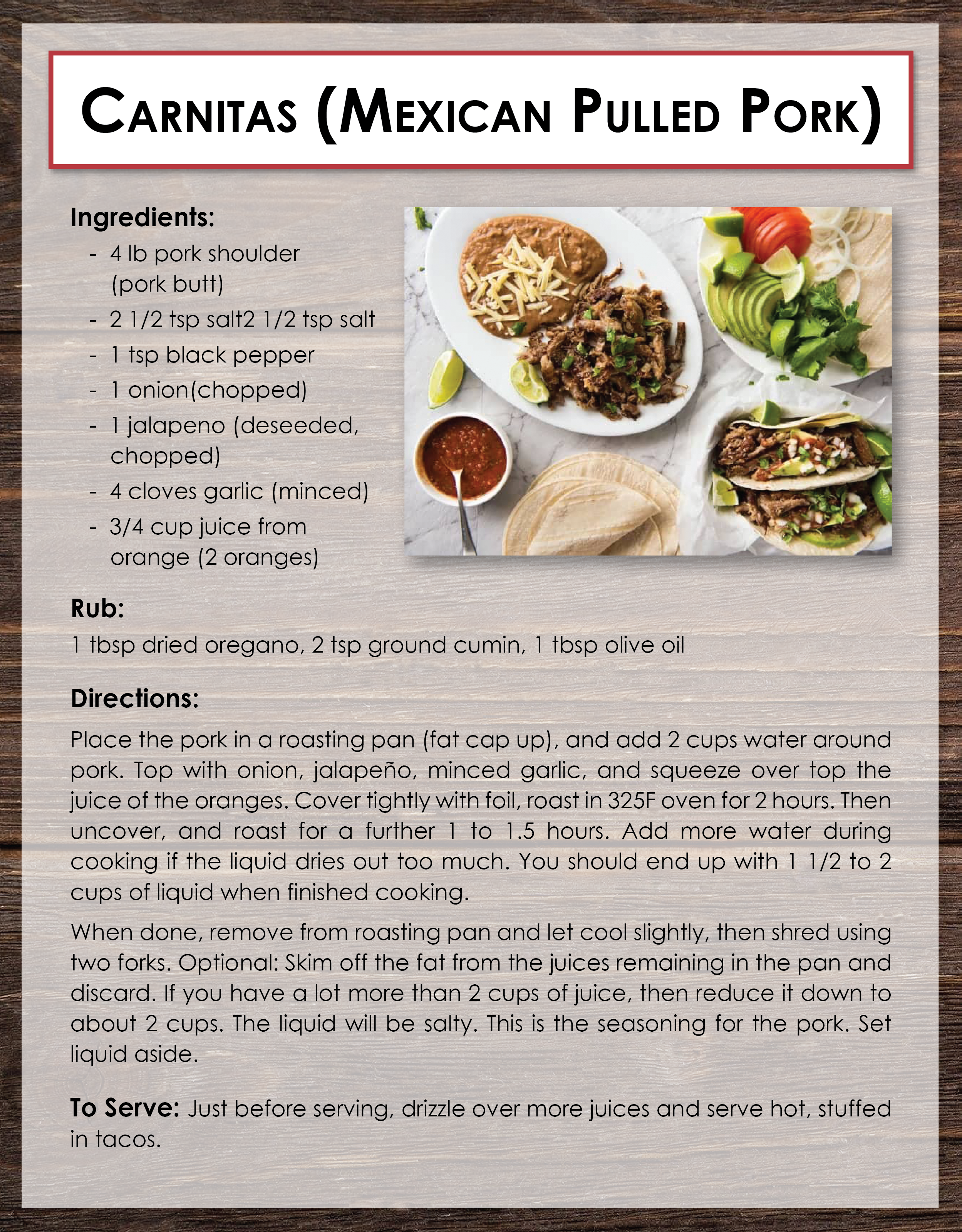 Cookbook Recipe 03